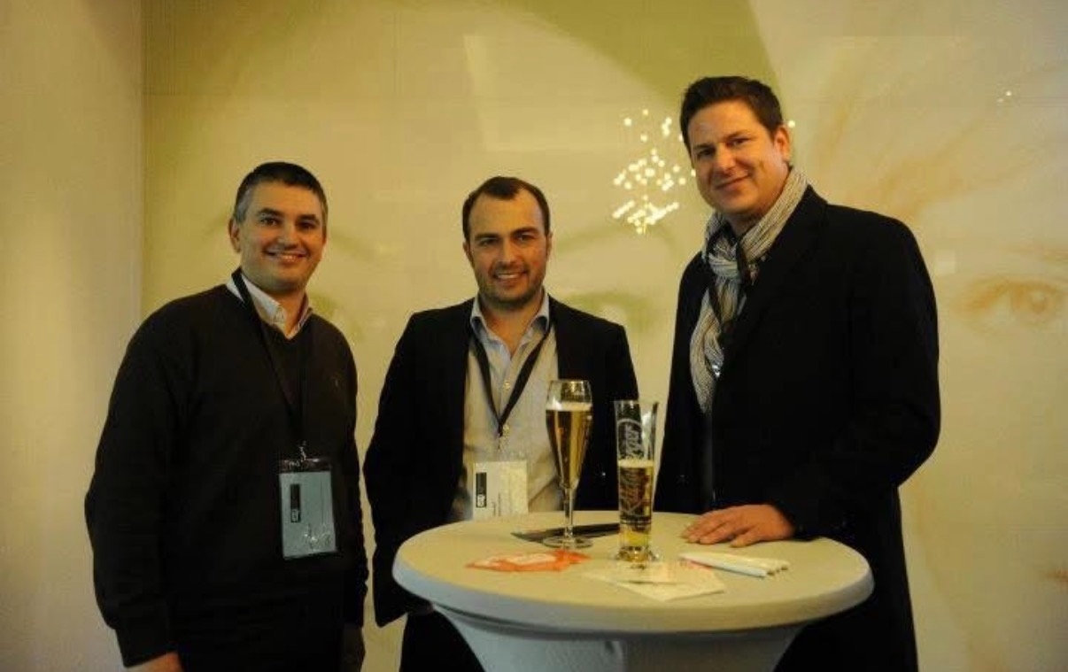 Co-founders Cyrille, Michael Altendorf and Stefan Langin