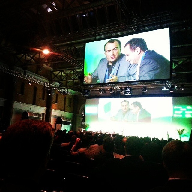 Michael Altendorf on stage at NOAH Conference
